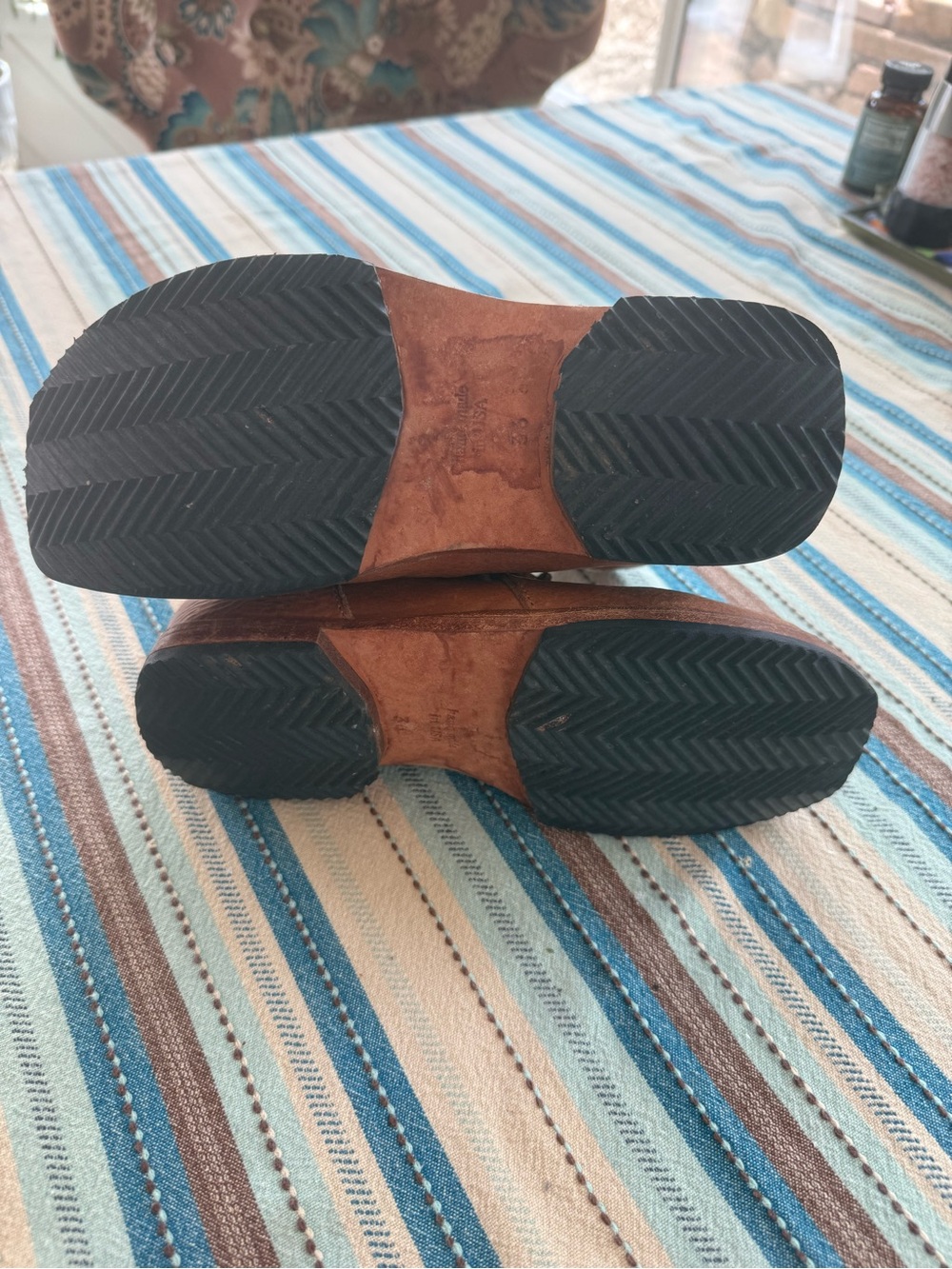 Women's Brown Leather Lace-Up Handmade Cydwoq Ankle Booties - Picture 6 of 7